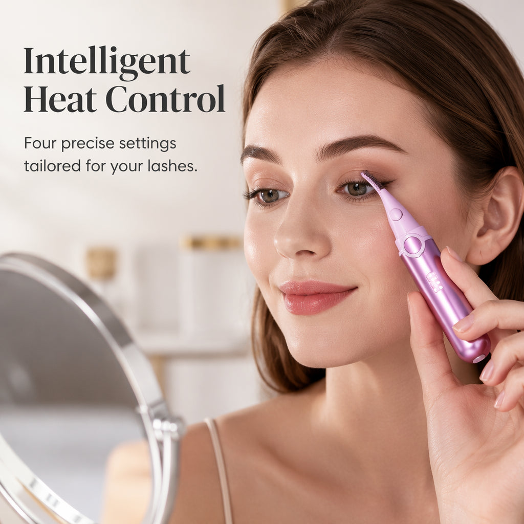 🔥💐Last Day Special Price £6.99‼️ ✨Rechargeable Heated Eyelash Curler | Get Long-Lasting Perfect Lash Curls Anytime🔋
