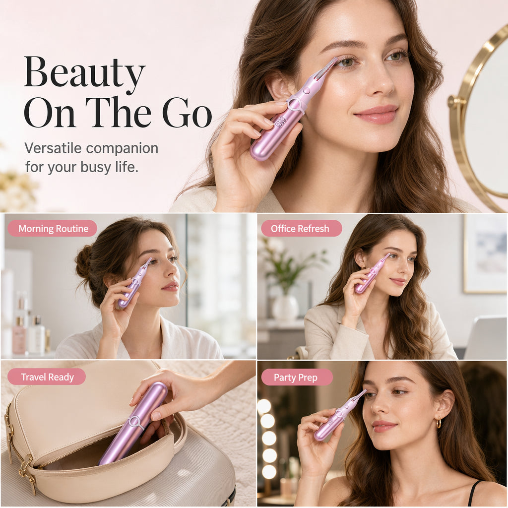 🔥💐Last Day Special Price £6.99‼️ ✨Rechargeable Heated Eyelash Curler | Get Long-Lasting Perfect Lash Curls Anytime🔋