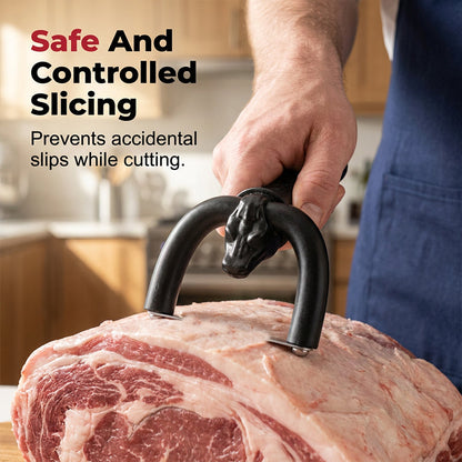 🔥🥩 Handheld Fat Trimmer for Beef & Pork, Portable Meat Fat Remover Tool, Easy Brisket Trimming BBQ Kitchen Gadget