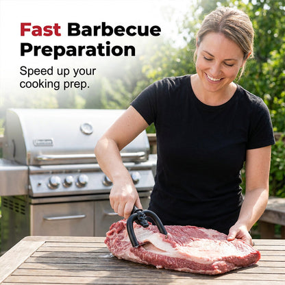 🔥🥩 Handheld Fat Trimmer for Beef & Pork, Portable Meat Fat Remover Tool, Easy Brisket Trimming BBQ Kitchen Gadget