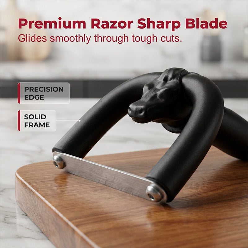 🔥🥩 Handheld Fat Trimmer for Beef & Pork, Portable Meat Fat Remover Tool, Easy Brisket Trimming BBQ Kitchen Gadget
