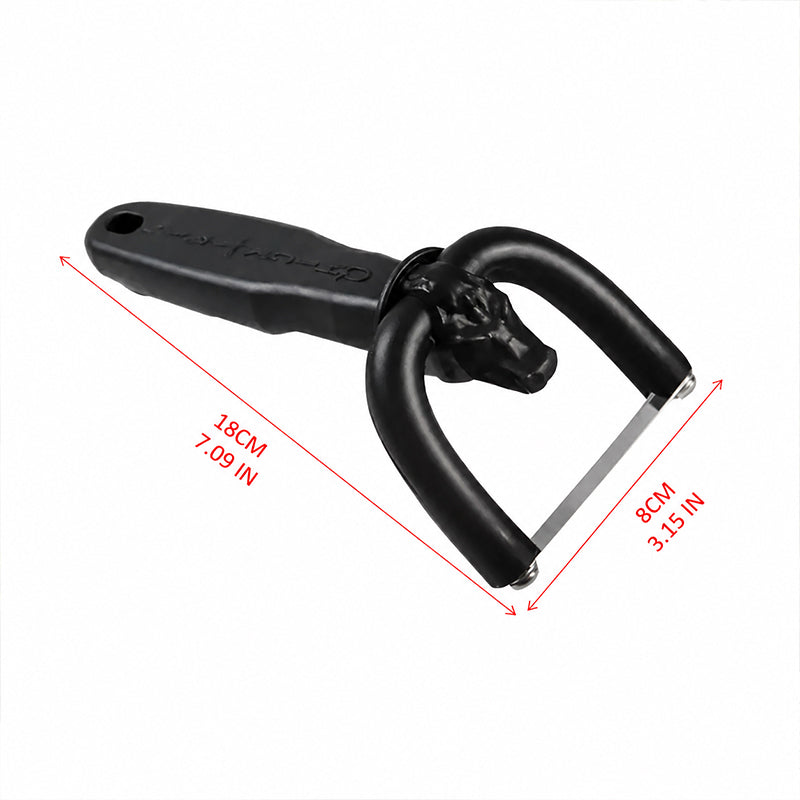 🔥🥩 Handheld Fat Trimmer for Beef & Pork, Portable Meat Fat Remover Tool, Easy Brisket Trimming BBQ Kitchen Gadget