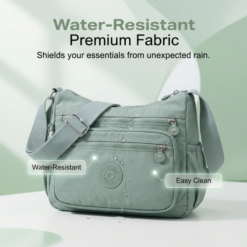 ⏰🔥 50% OFF SALE! 🎒✨ Multi-Pocket Crossbody Bag – Lightweight, Water-Resistant, and Perfect for Keeping Everything Organized