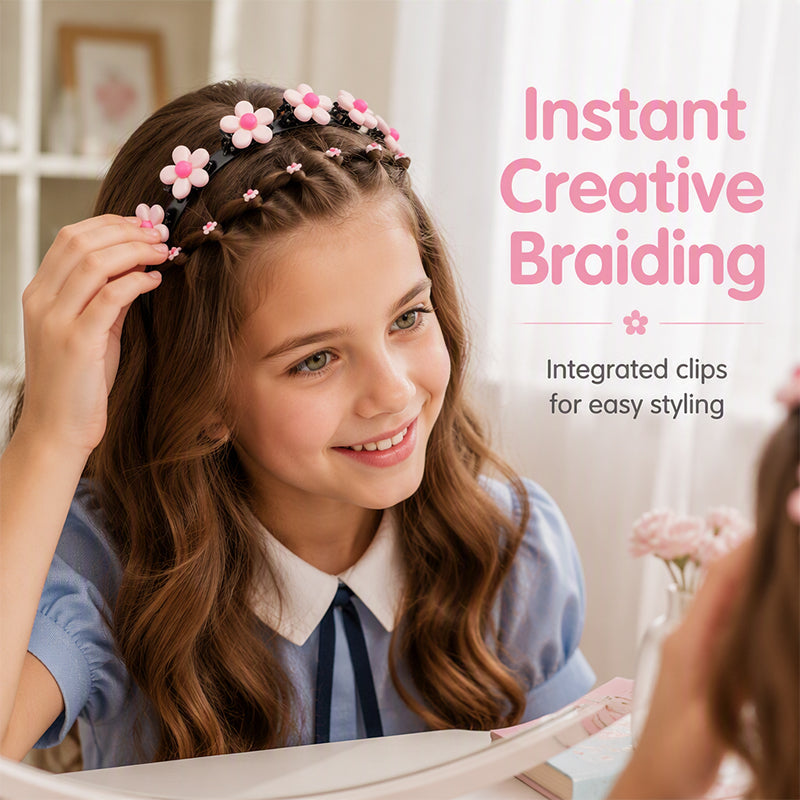 Style Hair Instantly! No-Slip Cartoon Braiding Headband