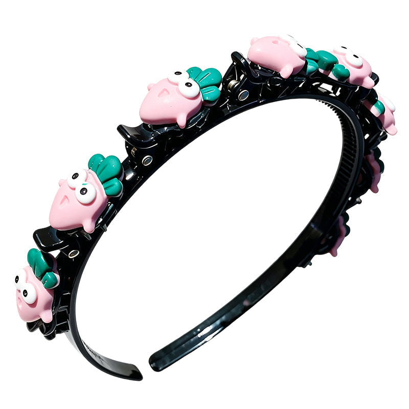 Style Hair Instantly! No-Slip Cartoon Braiding Headband
