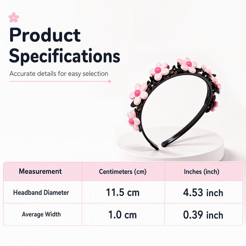 Style Hair Instantly! No-Slip Cartoon Braiding Headband
