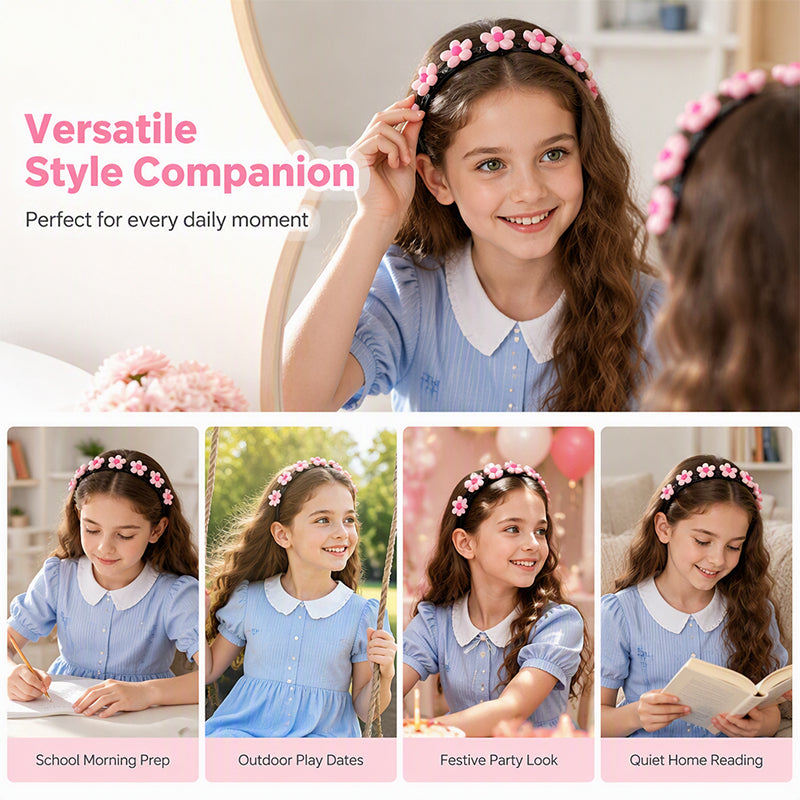 Style Hair Instantly! No-Slip Cartoon Braiding Headband