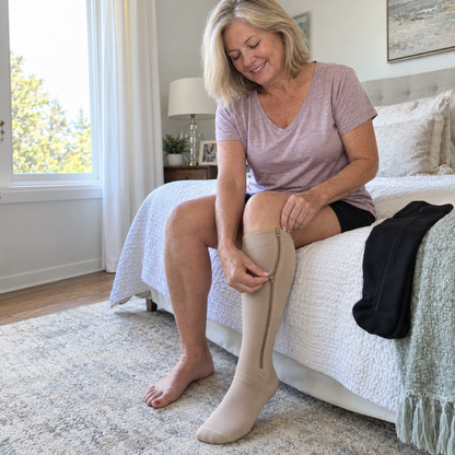 ZipRelief™ Compression Socks – 2 Pairs